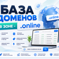 База доменов в зоне - online 2026  ( Август )