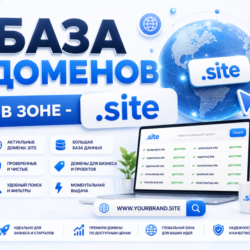 База доменов в зоне - site 2026  ( Август )
