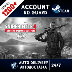 Sniper Elite 4 Deluxe Edition   1200 ИГР STEAM АККАУНТ