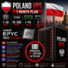 Польша VPS - 1 Месяц | AMD EPYC 7B12 | Быстрый NVMe | Порт 2 Гбит/с