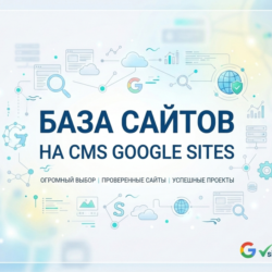 Базa сайтов на CMS Google Sites 2026  ( Август )
