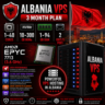 Албания VPS - 3 Месяца | AMD EPYC 7713 | Быстрый NVMe | Порт 2 Гбит/с