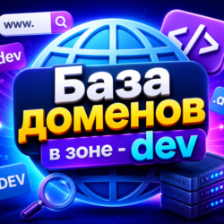 База доменов в зоне - dev 2026  ( Август )