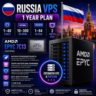 Россия VPS - 1 Год | AMD EPYC 7C13 | Быстрый NVMe | Порт 2 Гбит/с