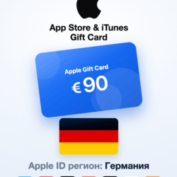 Apple Gift Card 90 EUR — Германия, доставка до 5 мин