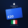 Apple Gift Card 20 EUR — Италия, доставка до 5 мин