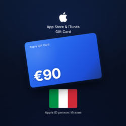 Apple Gift Card 90 EUR — Италия, доставка до 5 мин