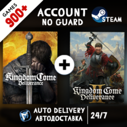 Kingdom Come Deliverance I   II   900 ИГР STEAM АККАУНТ