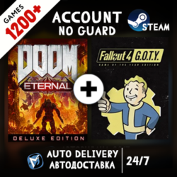 DOOM Eternal Deluxe Edition   1200 ИГР STEAM АККАУНТ