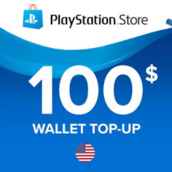 Подарочная карта PlayStation Network (США) на 100 долларов.