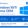 Windows 10/11 Home OEM | Онлайн-ключ активации
