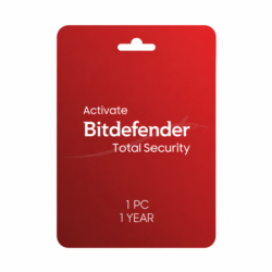 Bitdefender Total Security для 1 устройства, лицензия на 1 год (глобальная версия)