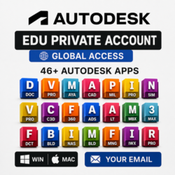 Autodesk Private Account | Глобальный доступ | 46  приложений Autodesk | Windows и Ma