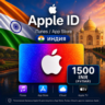iTunes & App Store Подарочная карта — 1500 INR (INDIA)