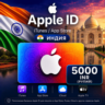 iTunes & App Store Подарочная карта — 5000 INR (INDIA)