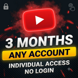 YouTube Premium 3 Месяца • НА ЛЮБОЙ АККАУНТ • Без входа
