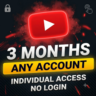 YouTube Premium 3 Месяца • НА ЛЮБОЙ АККАУНТ • Без входа