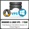 Windows и Linux VPS на 1 год — бэкап бесплатно, полный админ-доступ, 12 локаций