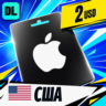 Apple Gift Card США 2 USD    цифровой код — автовыдача 24/7