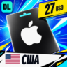 Apple Gift Card США 27 USD    цифровой код — автовыдача 24/7