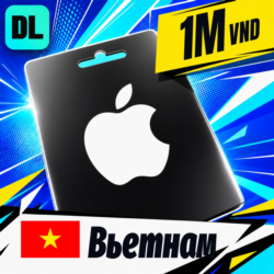 Apple Gift Card Вьетнам 1000000 VND    цифровой код — автовыдача 24/7