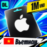 Apple Gift Card Вьетнам 1000000 VND    цифровой код — автовыдача 24/7