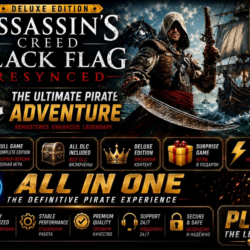 ASSASSIN'S CREED BLACK FLAG: DELUXE EDITION   ALL DLC · NO QUEUE · 24