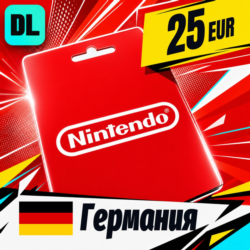 Nintendo eShop Германия 25 EUR    цифровой код — автовыдача 24/7