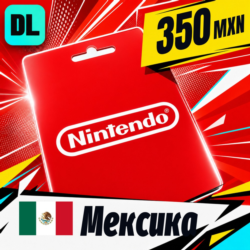 Nintendo eShop Мексика 350 MXN    цифровой код — автовыдача 24/7