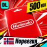 Nintendo eShop Норвегия 500 NOK    цифровой код — автовыдача 24/7