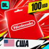 Nintendo eShop США 100 USD    цифровой код — автовыдача 24/7