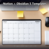 Notion   Obsidian 5 Templates — Шаблоны для продуктивности