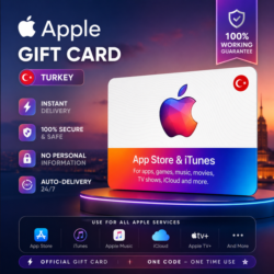 Apple & iTunes 1000 TRY Gift Card 24/7 AUTO