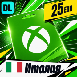Xbox Gift Card Италия 25 EUR    цифровой код — автовыдача 24/7