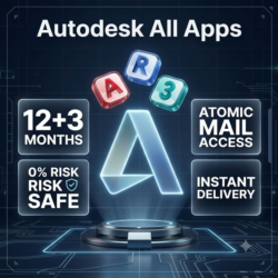 Autodesk All Apps 12 Months    (Private Account)   3 Months BONUS [0% Risk]
