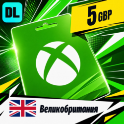 Xbox Gift Card Великобритания 5 GBP    цифровой код — автовыдача 24/7