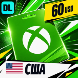 Xbox Gift Card США 60 USD    цифровой код — автовыдача 24/7
