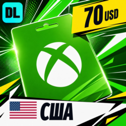Xbox Gift Card США 70 USD    цифровой код — автовыдача 24/7