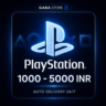 PlayStation Подарочная Карта | 1000-5000 INR | INDIA | АВТОВЫДАЧА 24/7