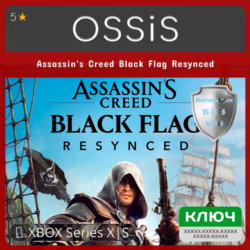 КЛЮЧ Assassin's Creed Black Flag Resynced XBOX Код