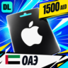 Apple Gift Card ОАЭ 1500 AED    цифровой код — автовыдача 24/7