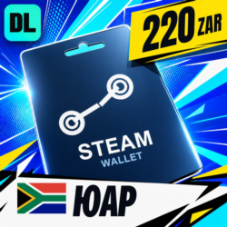 Steam Wallet ЮАР 220 ZAR    цифровой код — автовыдача 24/7
