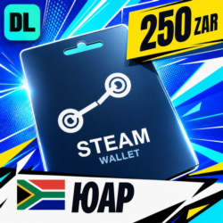 Steam Wallet ЮАР 250 ZAR    цифровой код — автовыдача 24/7