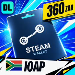 Steam Wallet ЮАР 360 ZAR    цифровой код — автовыдача 24/7