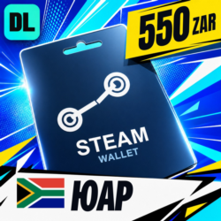 Steam Wallet ЮАР 550 ZAR    цифровой код — автовыдача 24/7