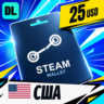 Steam Wallet США 25 USD    цифровой код — автовыдача 24/7