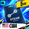Steam Wallet США 5 USD    цифровой код — автовыдача 24/7