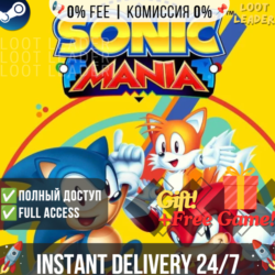 Sonic Mania / Steam Аккаунт / Полный Доступ / Моментальная Доставка