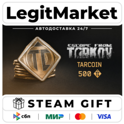 DLC Escape from Tarkov: TarCoin Ingame Currency - 500 / Steam АВТО / РУ   МИР