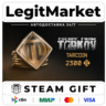 DLC Escape from Tarkov: TarCoin Ingame Currency - 2300 / Steam АВТО / РУ   МИР